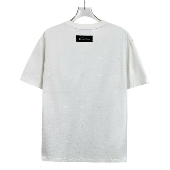 Louis Vuitton White T-Shirt With 3D Monkey Design For Adults - Picture 2 of 7